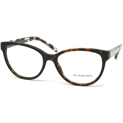 Burberry Eyeglasses BE2229 3002 52mm Dark Havana / Demo Lens 52-16-140
