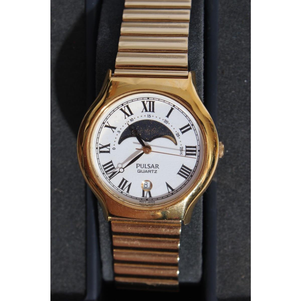 Pulsar moon phase discount watch