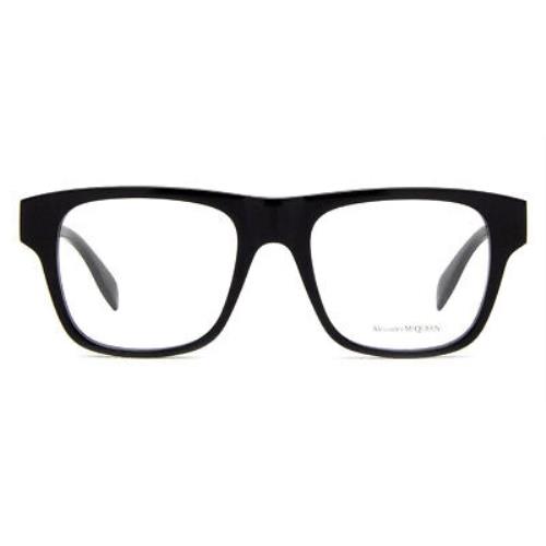 Alexander Mcqueen AM0389O Eyeglasses Men Black Square 52mm