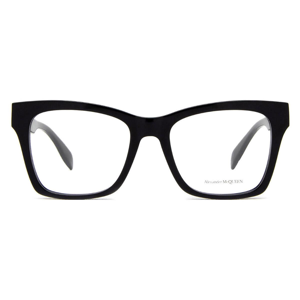 Alexander Mcqueen AM0388O Eyeglasses Women Black Square 52mm