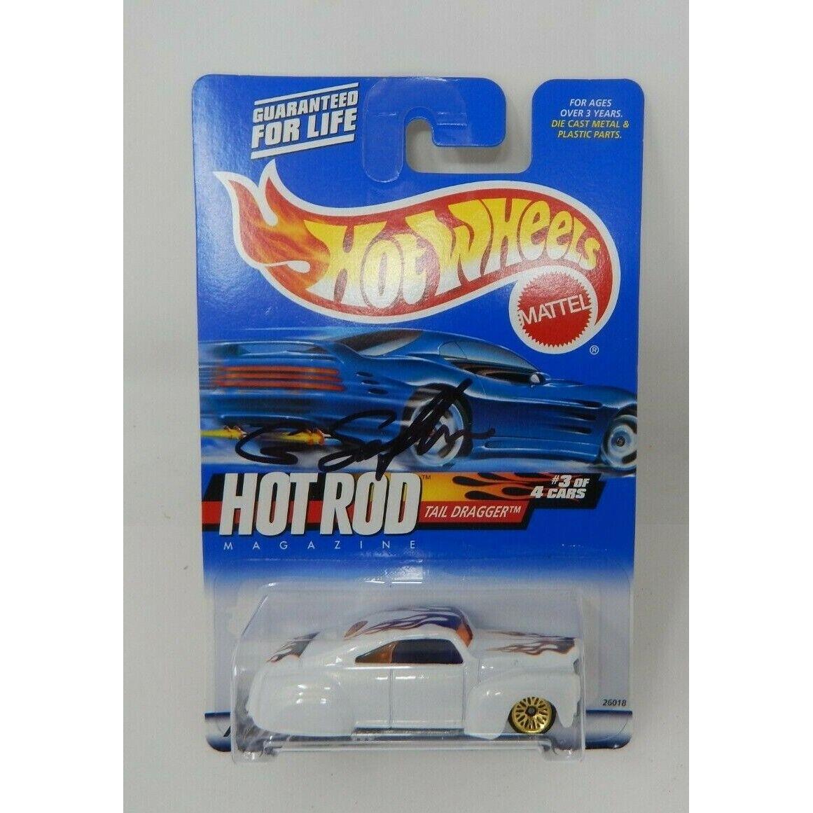 Hot Wheels Hot Rod Magazine Tail Dragger Signed by Gary Saffer