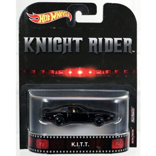 Hot Wheels Kitt Knight Rider Retro Entertainment DWJ74 Nrfp 2016 Black 1:64