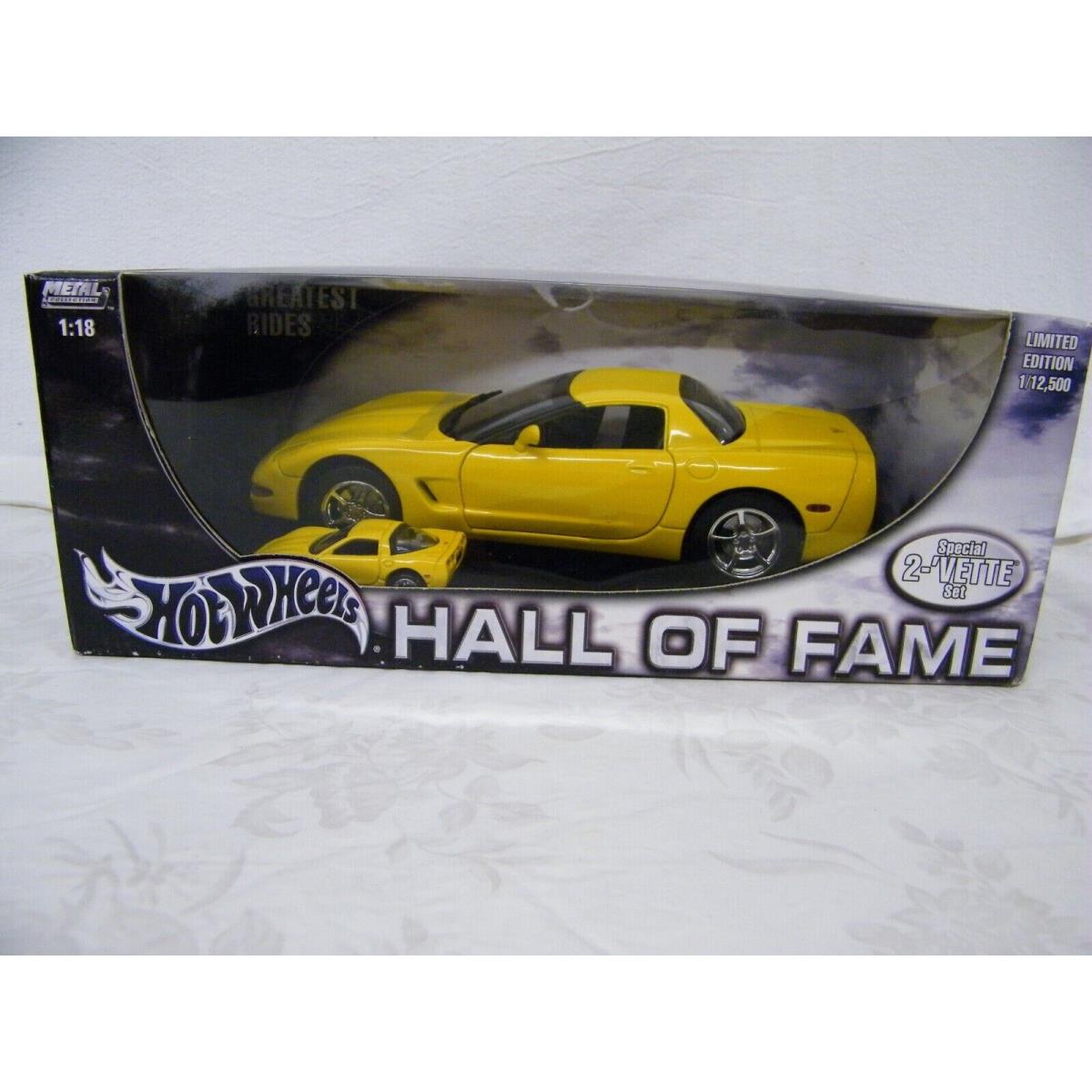 Hot Wheels 1/18 Hall of Fame Collection Special 2 Vette Set Limited Edition