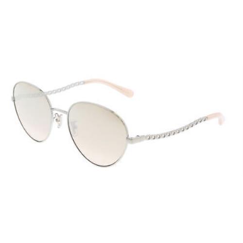 Coach 0HC7114 90018Z Silver Aviator Full Rim Sunglasses