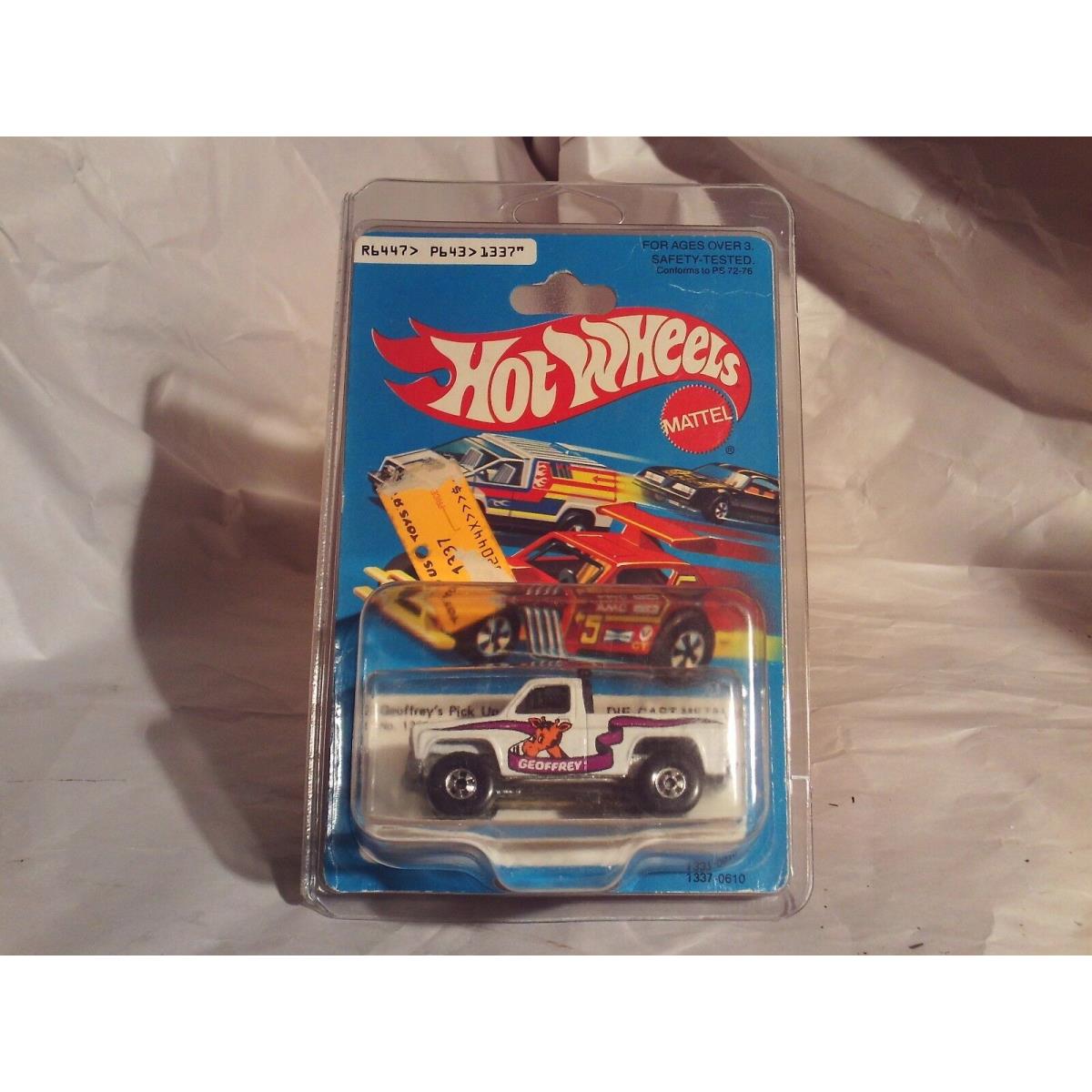 Vintage>rare Hot Wheels 1979 Geoffrey`s Pick Up Made In HK In Protective Case