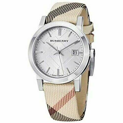 Burberry BU9113 Nova Check Stainless Steel 34 mm Women`s Swiss Watch