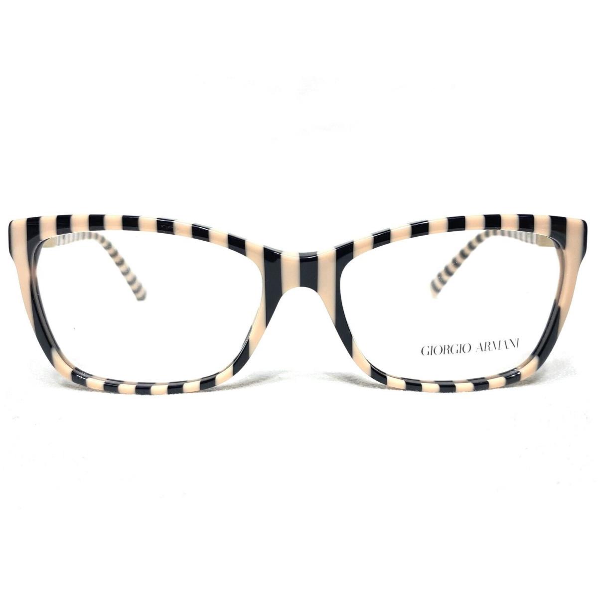 Giorgio Armani AR7081 5428 Womens Black/beige Square Eyeglasses Frames 53/16