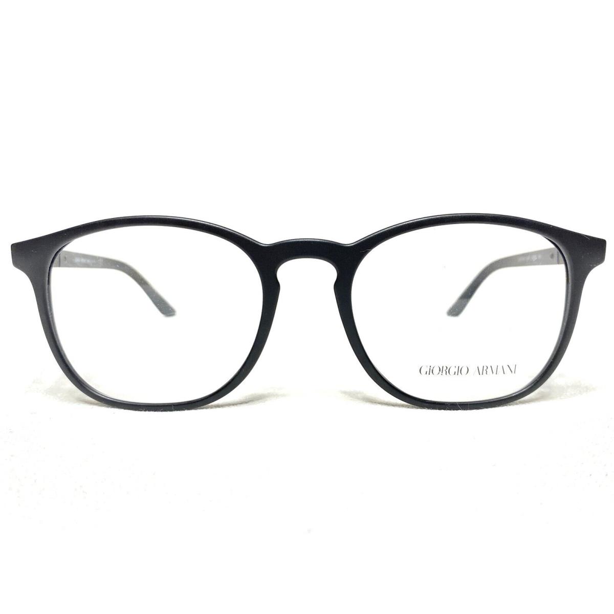 Giorgio Armani AR7167 5001 Mens Matte Black Square Eyeglasses Frames 52/19
