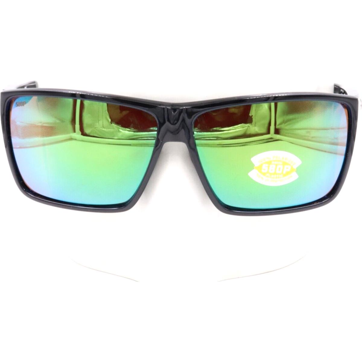 Costa Del Mar Rincon 11 Shiny Black Green 580P Sunglasses 06S9018 90181263