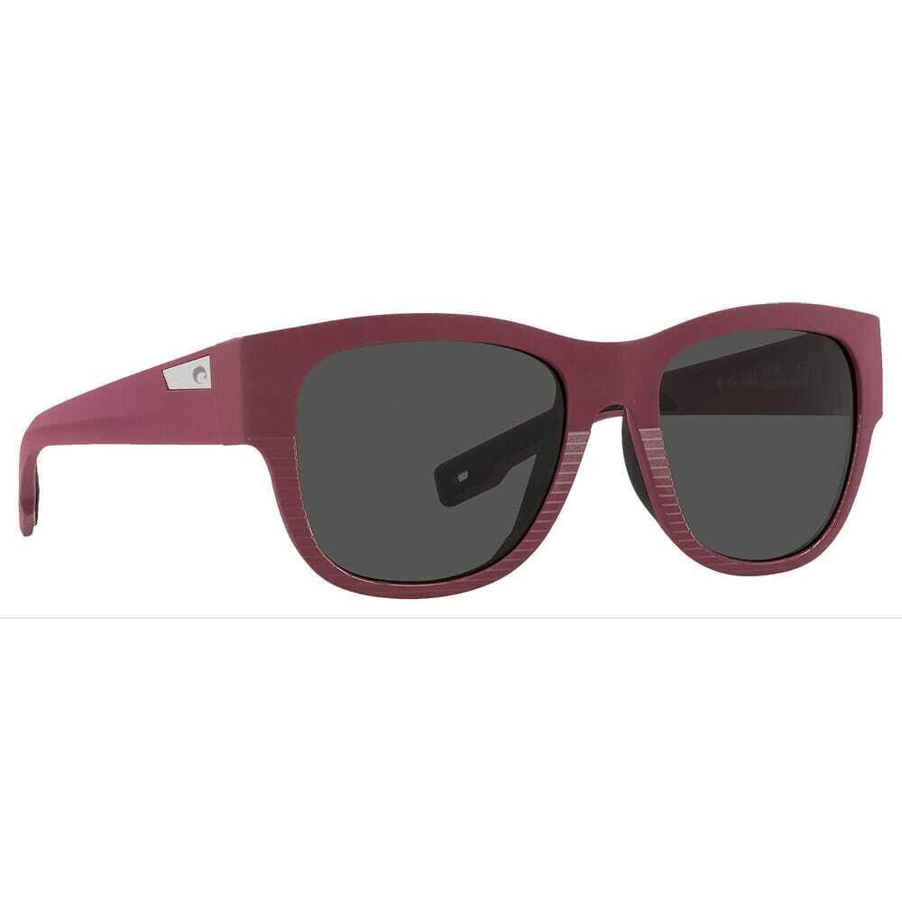 Costa Caleta Net Plum Frame Sunglasses W/grey 580G Lenses 06S9084-90840155