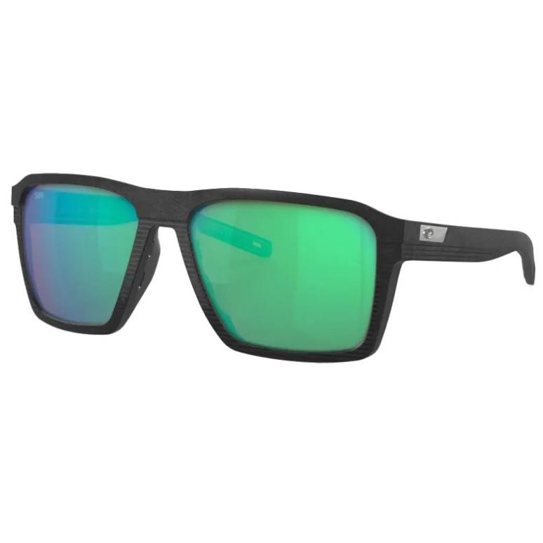 Costa Antille Net Black Frame Sunglasses W/green Mirror 580G 06S9083-90830358