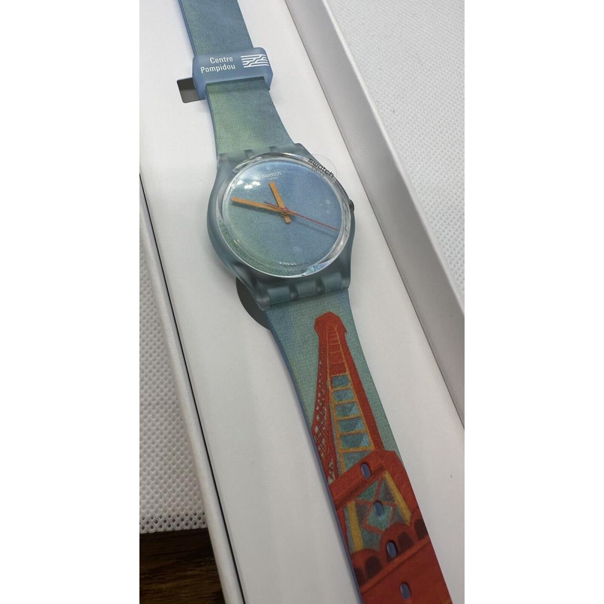 Swatch Watch GZ357 - Eiffel Tower By Robert Delaunay - Swiss Made