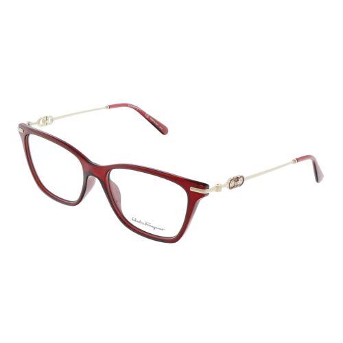 Salvatore Ferragamo SF 2891 634 Crystal Burgundy Eyeglasses 54/16/140