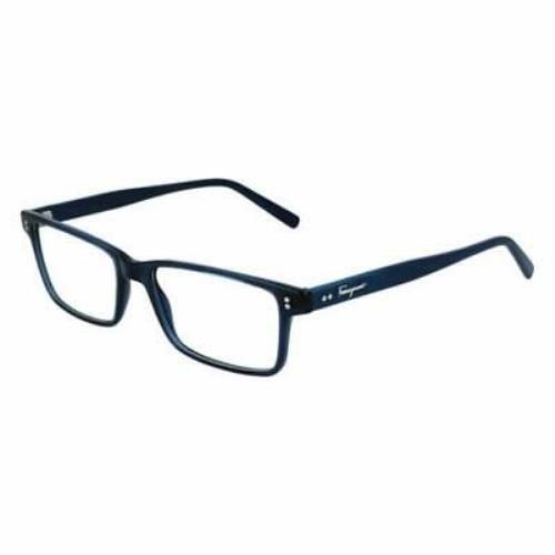 Salvatore Ferragamo SF 2914 402 Blue Eyeglasses 54/17/145 with SF Case
