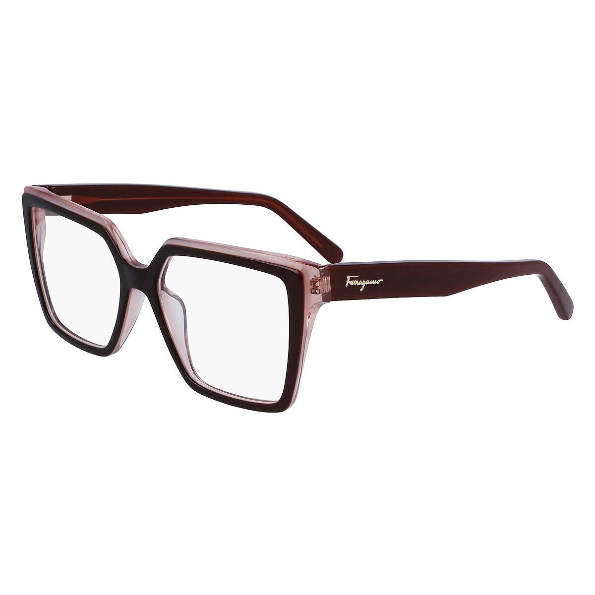 Salvatore Ferragamo SF2950 Eyeglasses Brown/nude Square 54mm