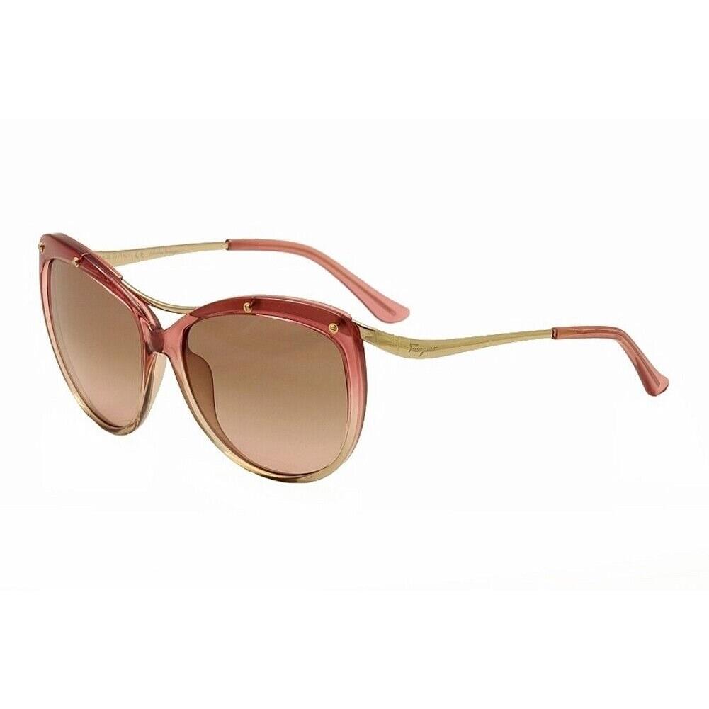 Salvatore Ferragamo Women`s 714S 714/S 666 Rose Gradient Sunglasses 58mm