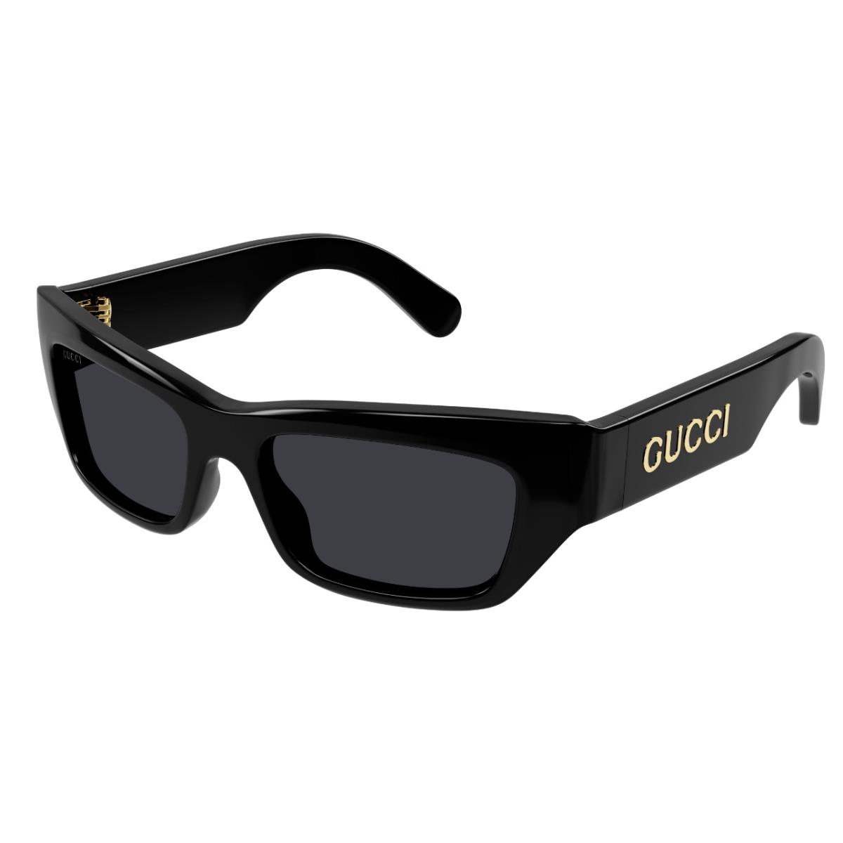 Gucci Sunglasses GG 1296S-001 Black w/ Gray 55mm