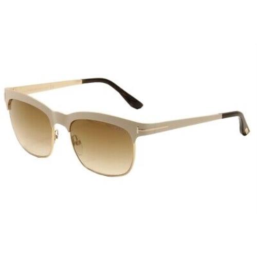 Tom Ford Elena TF437 TF/437 25F Light Beige/gold Fashion Sunglasses 54mm