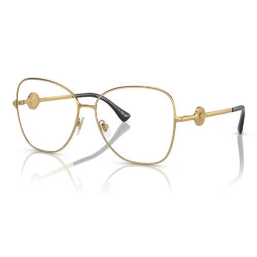 Versace 0VE1289 1002 Gold Square 55mm Women`s Eyeglasses