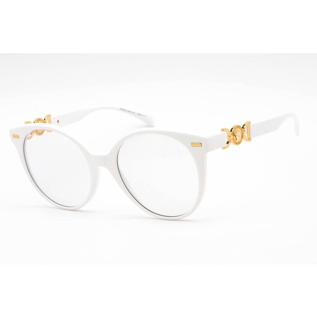 Versace Women`s Sunglasses Full Rim White Plastic Round Shaped 0VE4442 314/M3