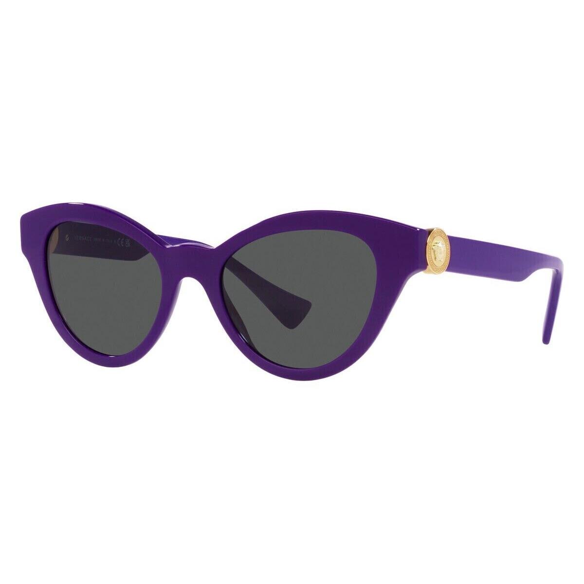 Versace Women`s VE4435 538787 52 Fashion 52mm True Purple Sunglasses