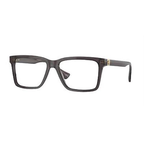 Versace Eyeglasses VE3328 5389 54mm Transparent Grey / Demo Lens