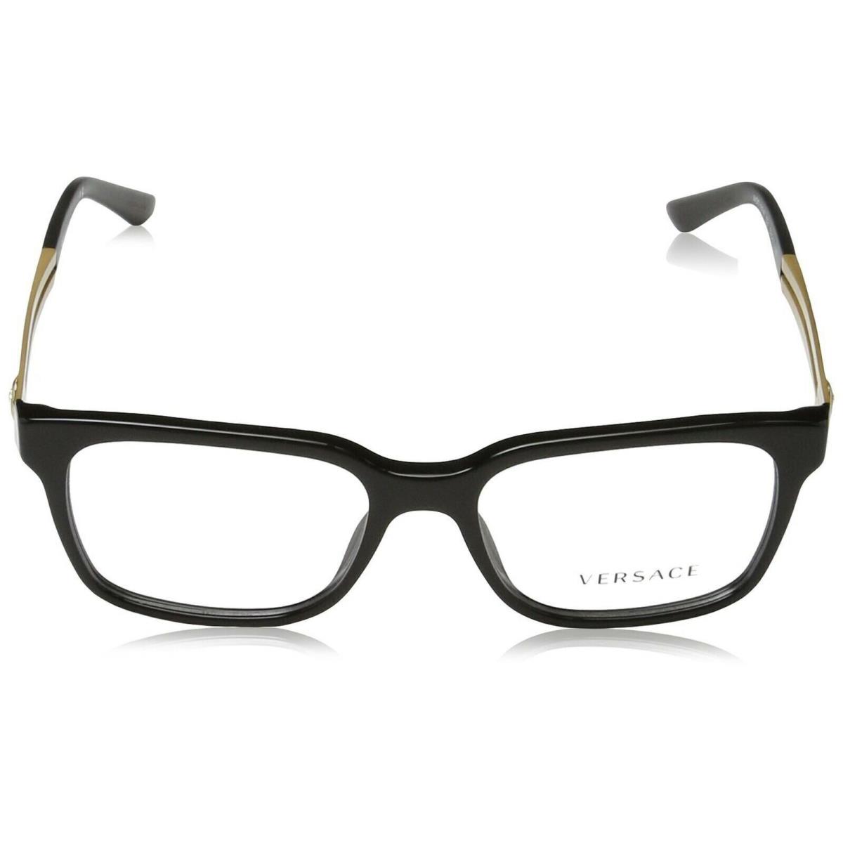 Versace Men`s Black Eyeglasses 0VE3218 GB1 53mm