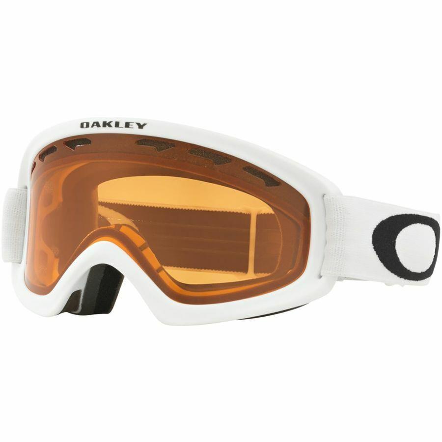 Oakley Matte White W/persimmon 02 XS Frame Snow Goggles S2021 - Frame: White, Lens: Orange