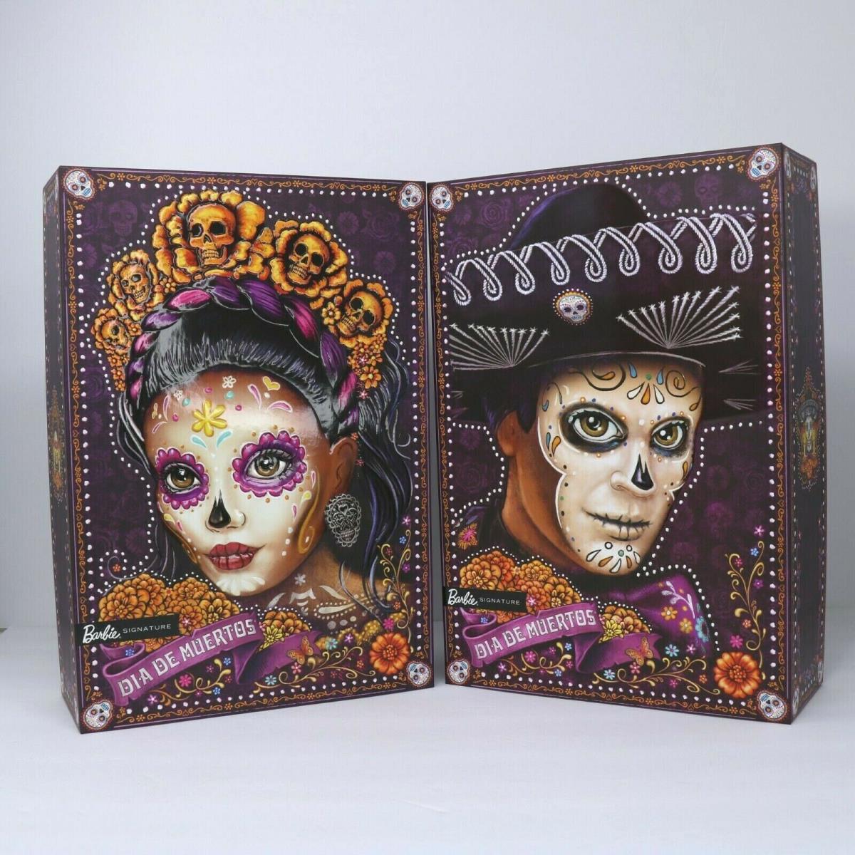 Barbie Ken Dia De Los Muertos Day of The Dead Doll Set IN Hand