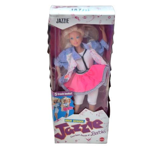 Vintage 1988 Barbie Cousin Jazzie High School 3635 Box Mattel