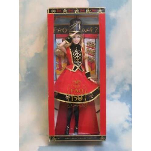 Fao Schwarz 150Th Anniv. Barbie Doll Drum Majorette-red Dress.parade Hat