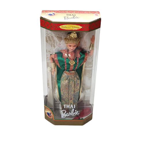 Vintage 1997 Mattel Thai Barbie 18561 Dolls OF The World Box