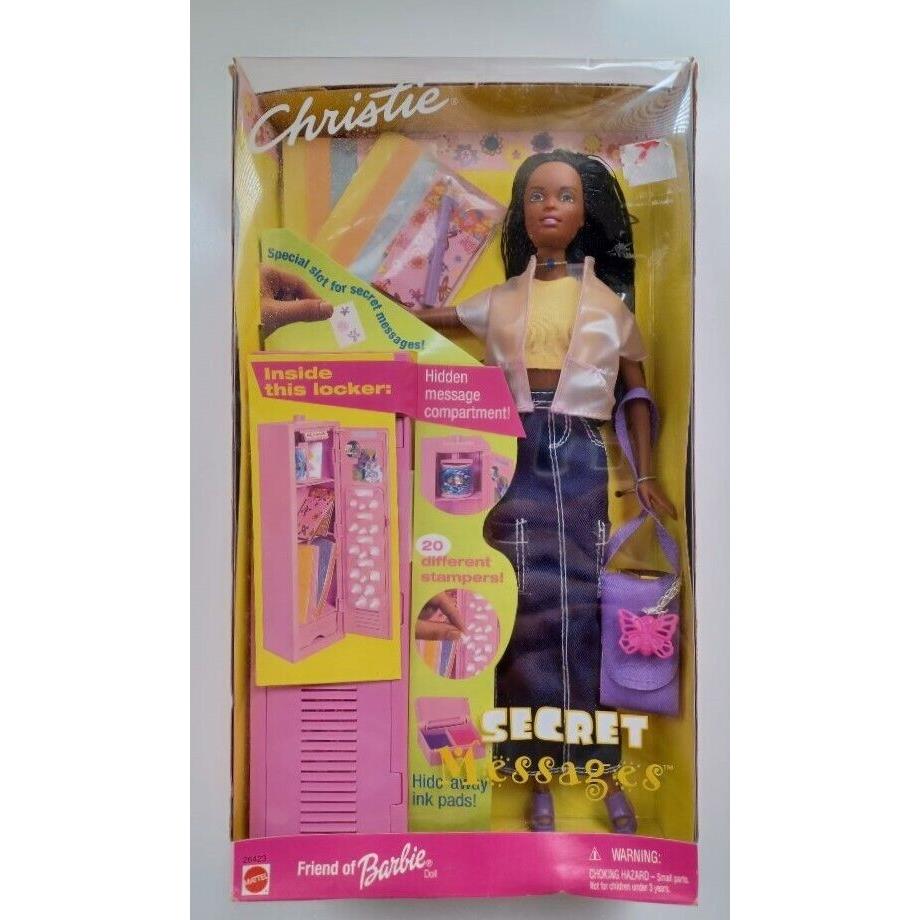 Mattel 1999 - Barbie Secret Messages - Christie - African American - Box Damage