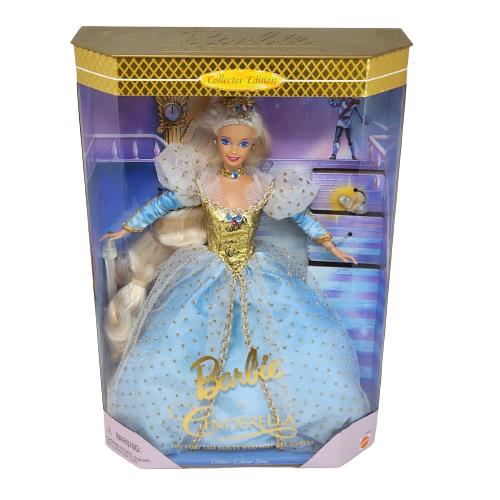 Vintage 1996 Mattel Cinderella Barbie Doll 16900 IN Box Disney