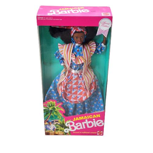 Vintage 1991 Mattel Jamaican Barbie Doll OF The World 4647 Box