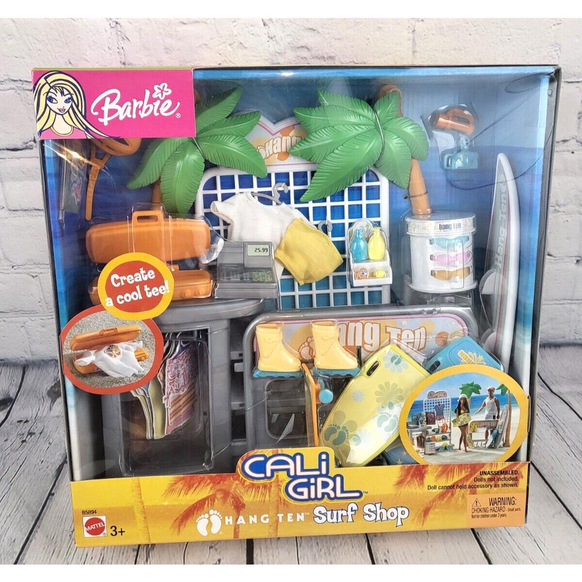 Barbie Hang Ten Cali Girl Surf Shop Playset and Accessories 2003