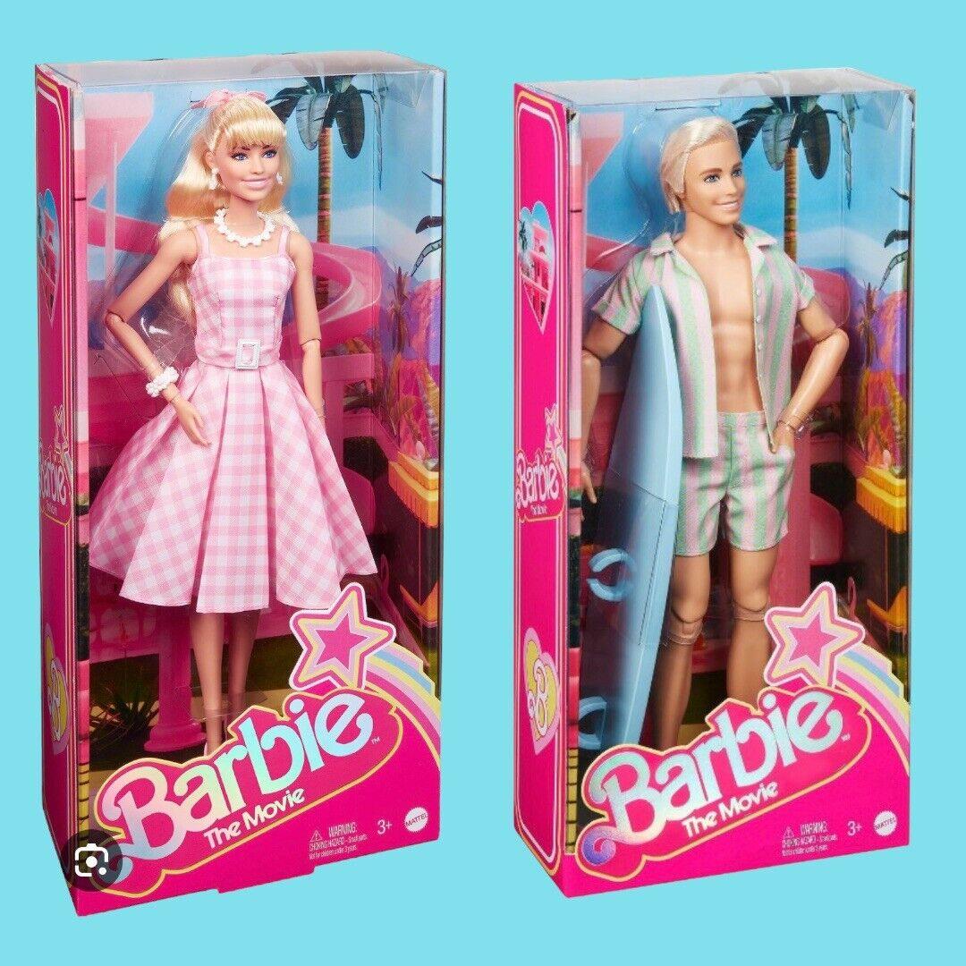 2 Barbie The Movie Margot Robbie as Barbie Ryan Gosling as Ken Dolls