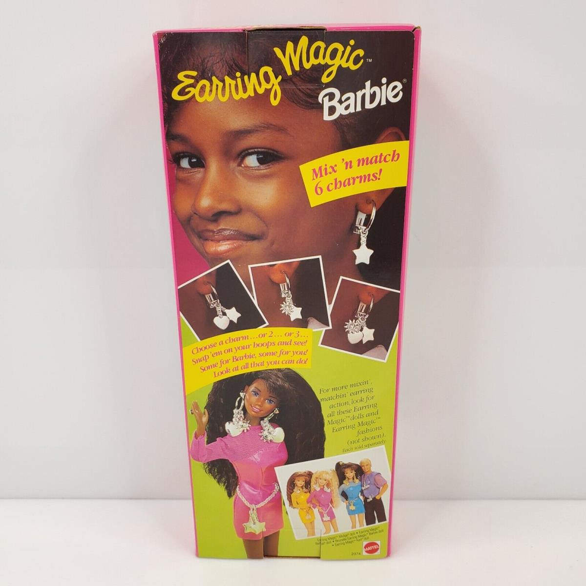 Vintage 1992 Barbie Earring Magic Fashion Doll 2374 Pink