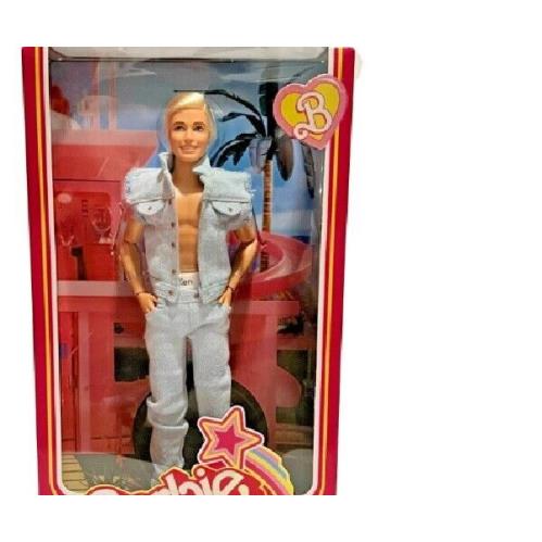 Barbie The Movie Ken Doll Ryan Gosling Denim Outfit