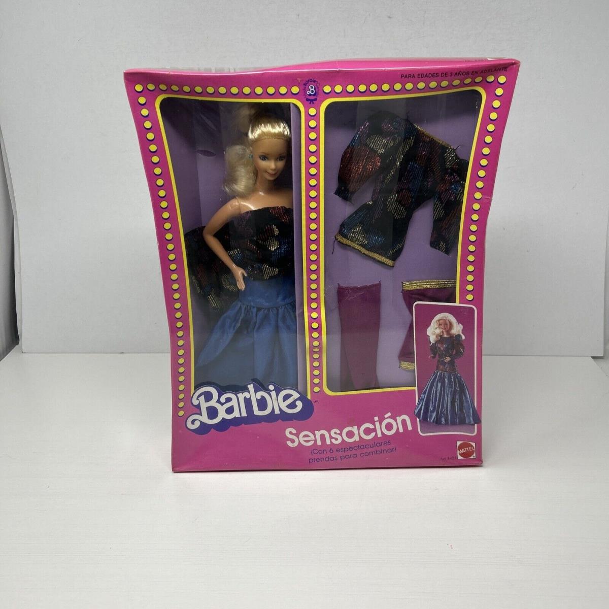 Vintage 7265 Mattel Mexico Barbie Sensacion Set Foreign Issue