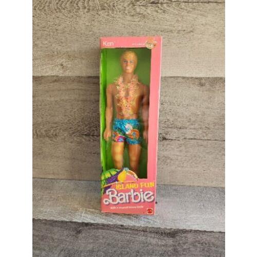 Vintage 1987 Mattel Barbie Doll Island Fun Ken Nrfb 4060 Tropical Island