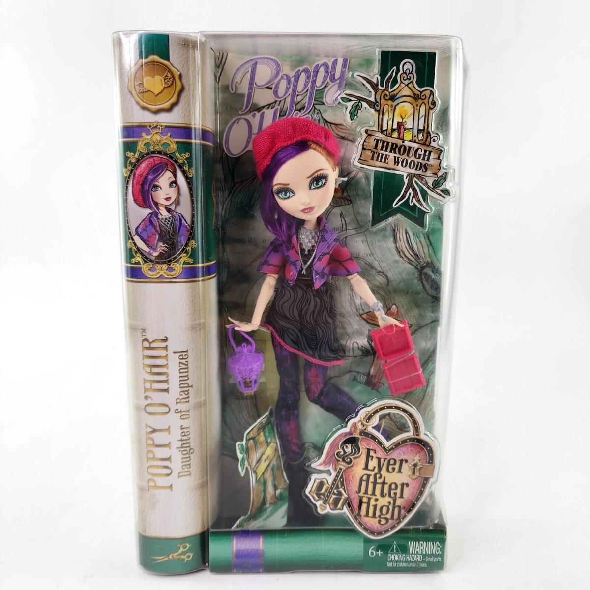 Ever After High Poppy O`hair Through The Woods Doll Set Mattel 2014 Rare