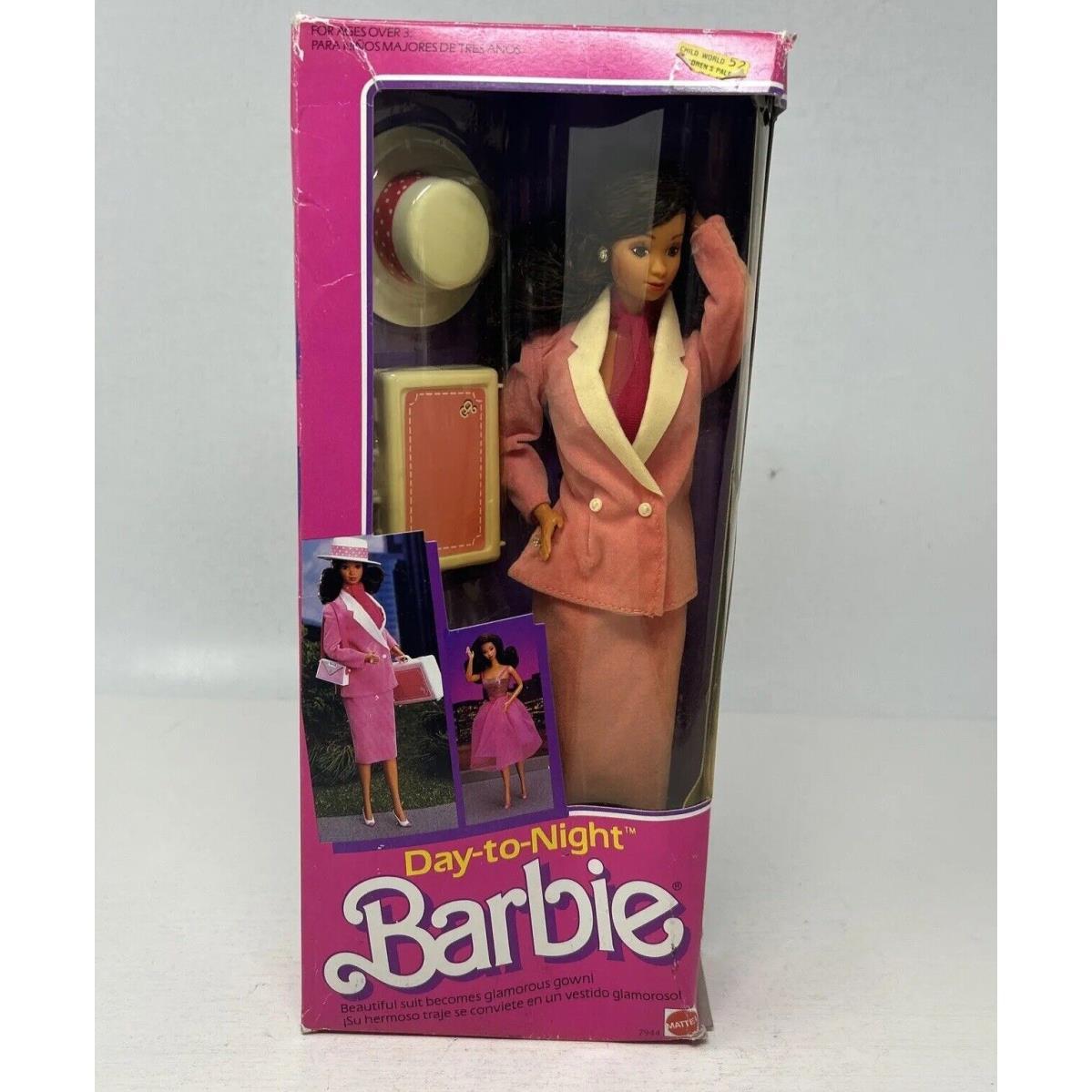 Vintage 1985 Mattel Day To Night Hispanic Barbie Doll No. 7944