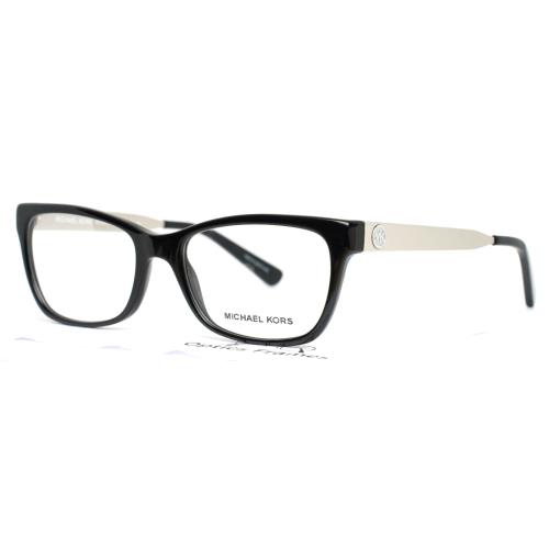 Michael Kors MK4050 Marseilles 3163 Black Womens Eyeglasses 51-17-140 B:35