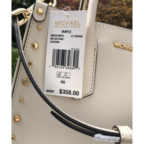 Michael Kors Maple small studded leather crossbody bag New