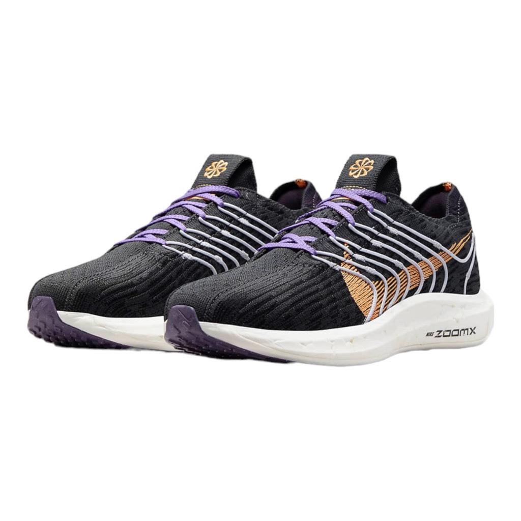 Nike Pegasus Turbo Next Nature Women`s Shoes Black Vivid Purple White DM3414 003 - Black Vivid Purple White