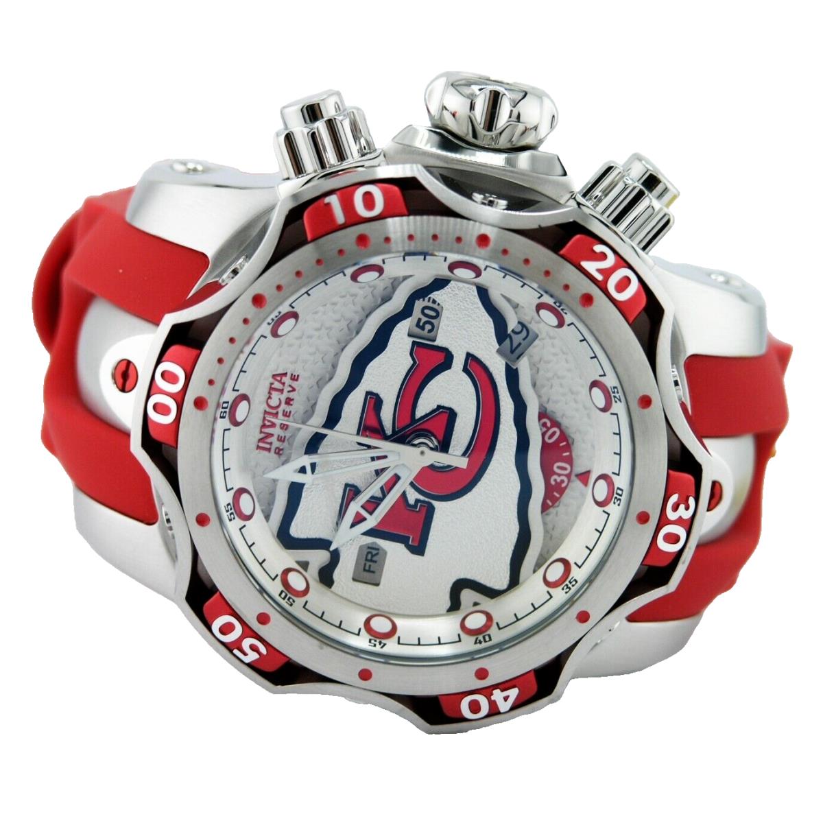 Invicta 33077 Venom Nfl Kansas City Chiefs KC Swiss Chronograph Watch 52.5MM