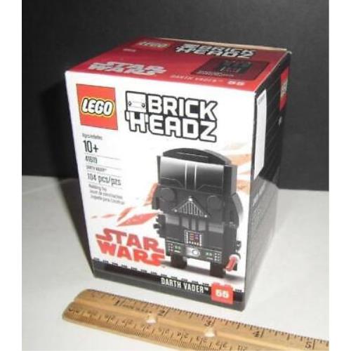Star Wars Darth Vader Brick Headz - Lego 41619 - 104 Pieces Rare