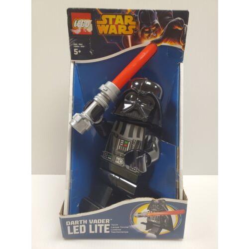 Lego Darth Vader Led Lite w/ Light Saber Torch 2014 and Foot Light