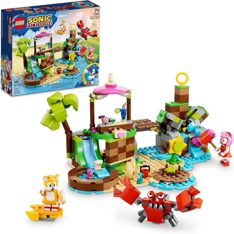 Lego Sonic The Hedgehog Amy s Animal Rescue Island 76992 Building Toy Set